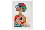 Untitled by Miss Bugs, screenprint, offered Feb 2022