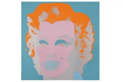 Untitled by Andy Warhol, screenprint, offered Feb 2022