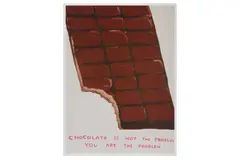 Untitled by David Shrigley, lithograph, offered Feb 2022