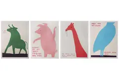 Untitled by David Shrigley, ink, offered Feb 2022