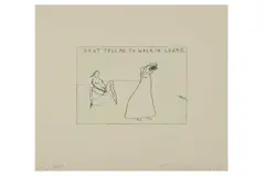 Untitled by Tracey Emin, etching, offered Feb 2022