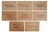 Untitled by Jenny Holzer, screenprint on board, offered Feb 2022