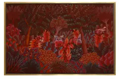 Untitled by Andre Naval, oil on canvas, offered Feb 2022