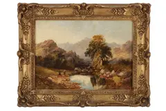Untitled by Joseph Horlor, oil on board, offered Feb 2022