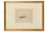 Untitled by Hercules Brabazon Brabazon, pencil and pastel, offered Feb 2022