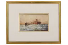 Untitled by William Minshall Birchall, 1918, watercolour, offered Feb 2022