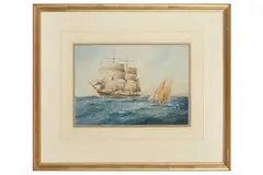 Untitled by William Minshall Birchall, 1924, watercolour, offered Feb 2022