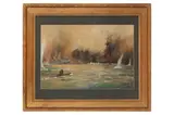 Untitled by William Minshall Birchall, 1917, watercolour and bodycolour, offered Feb 2022