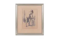 Untitled by William Dennis Dring, drawing, offered Feb 2022