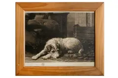 Untitled by Herbert Dicksee, 1911, etching, offered Feb 2022