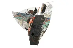 Untitled by Monique Moine, mixed media, offered Feb 2022
