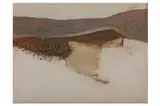 Untitled by Richard Slade, oil and collage on board, offered Jan 2022