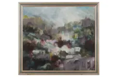 Untitled by David Rakia, oil on canvas, offered Jan 2022