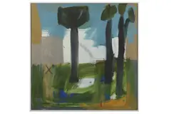 Untitled by Margaret Ann Ryan, oil on board, offered Jan 2022