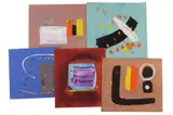 Untitled by Alistair Grant, gouache and acrylic on paper, offered Jan 2022