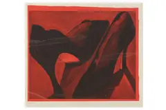 Untitled by Sandra Millar, etching, offered Jan 2022