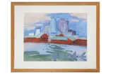 Untitled by Hans Schwarz, watercolour and gouache, offered Jan 2022