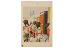 Untitled by Edwin La Dell, lithograph, offered Jan 2022