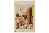 Untitled by Edwin La Dell, lithograph, offered Jan 2022