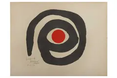 Untitled by Herbert Leupin, lithograph, offered Jan 2022