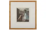Untitled by Davina Jackson, etching, offered Jan 2022