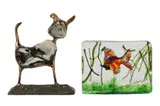 Untitled by Yves Lohe, bronze and glass, offered Jan 2022