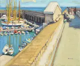 Au Soleil de la Courtine Oil on canvas Signed lower right; signed, titled and inscribed Au Soleil de la Courtine, No by Michel Dureuil, Oil on canvas, sold Apr 2019