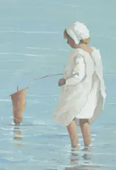 Untitled by Jack Vettriano, Oil on board, sold Apr 2019