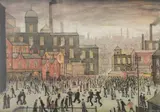 Our Town by L. S. Lowry, Offset lithograph printed in colours, sold Apr 2019