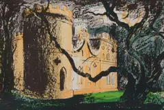 Clytha Castle Lithograph by John Piper, Lithograph printed in colours, sold Apr 2019