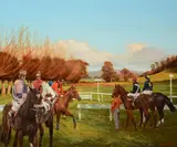 Preparing to start Oil on canvas Signed lower right 64 x 76cm (25 x 29¾ in.) λ Indicates that this lot may be subject to Droit de Suite royalty charges by Brian Whiteside, Oil on canvas, offered Apr 2019