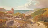 English seaside town, possibly Hastings Oil on canvas Signed and dated 70 lower centre 53.5 x 91cm (21 x 35¾ in.) by Edmund H. Niemann, Oil on canvas, sold Apr 2019