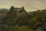 A watermill in a landscape Oil on canvas Signed and indistinctly dated 1870[] lower left 50 x 77cm (19½ x 30¼ in.) by John Buxton Knight, 1870, Oil on canvas, offered Apr 2019