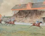 The 2000 Guineas by John Beer, Watercolour, sold Apr 2019