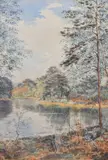 Reflections Watercolour 44 x 29cm (17¼ x 11¼ in.) Provenance: Property of the artist's family Thence by descent by William Henry Millais, Watercolour, sold Apr 2019