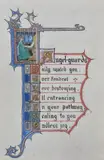 Adelaide, illustrated manuscript leaf Bodycolour by William Henry Millais, ink and gold, sold Apr 2019