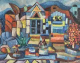 Paris Oil on canvas laid to board Signed and titled lower right 34 x 42cm (13¼ x 16½ in.) by G. Tessitore, Oil on canvas laid to board, sold Jan 2019
