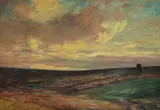 Paysage des Polders Oil on canvas Signed and dated 1934 lower right 100 x 151cm (39¼ x 59¼ in.) Provenance: Collection Dr by Armand Jamar, 1934, Oil on canvas, sold Dec 2018