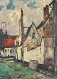 Bruges – Le Béguinage by Armand Jamar, 1931, Oil on canvas, offered Dec 2018