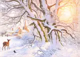 Sunrise, Newnham Oil on panel Signed lower right 17 x 24cm (6½ x 9¼ in.) λ Indicates that this lot may be subject to Droit de Suite royalty charges by Daniel van der Putten, Oil on panel, sold Dec 2018