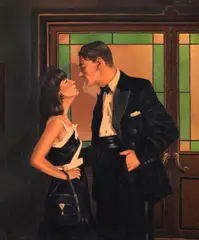 The Awful Truth by Jack Vettriano, Oil on canvas, sold Dec 2018