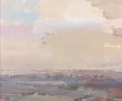 Morston Marshes, Norfolk Oil on board Signed lower right 31 x 38cm (12 x 14¾ in.) λ Indicates that this lot may be subject to Droit de Suite royalty charges by Jonathan Trowell, Oil on board, sold Dec 2018