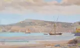Naples Watercolour Signed, titled and dated 1892 lower left 23 x 39cm (9 x 15¼ in.) λ Indicates that this lot may be subject to Droit de Suite royalty charges by William Wiehe Collins, 1892, Watercolour, offered Dec 2018