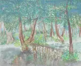 Landscape Watercolour Signed lower left 37 x 45cm (14½ x 17½ in.) Unframed by Ghasem Hajizadeh, Watercolour, offered Dec 2018