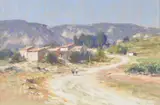 The Farm by James Longueville, Pastel, offered Dec 2018