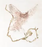 Long-eared owl by Elisabeth Frink, Etching and aquatint, sold Dec 2018
