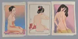 A Woodblock Print Tasogare (Twilight) in inks and colour on paper, from his series Azuma nishiki bijin awase (A Collection of Eastern Brocade Beauties) by Paul Binnie, Print Tasogare, sold Nov 2018