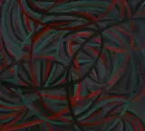 Winter Solstice Oil on canvas Signed and dated 12/68 lower left; dated 12.12.68 and titled to stretcher verso 167 x 182cm (65½ x 71½ in.) Unframed by Berenice Sydney, Oil on canvas, offered Oct 2018
