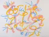 Country Cousins Gouache by Berenice Sydney, Gouache, watercolour and pastel, sold Oct 2018