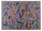Timpanist Gouache and pastel Signed and dated 4'81 lower right, titled lower left 55 x 75cm (21½ x 29½ in.) Unframed by Berenice Sydney, Gouache and pastel, offered Oct 2018